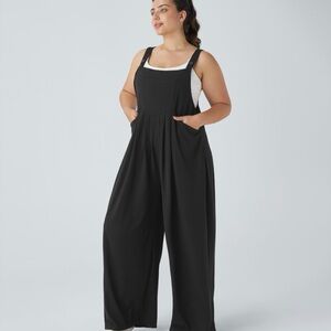 HALARA Black Wide-Leg Jumpsuit
